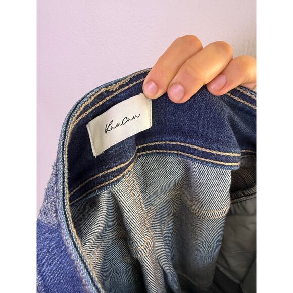 Kancan High Rise Skinny Jeans 5/26 Double Button Medium Wash Stretch - Picture 4 of 5